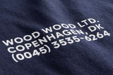 Wood Wood Info Navy T-shirt