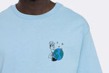 Edmmond Studios T-Shirt Think Positive LIght Blue