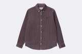 Carhartt WIP L/S Madison Cord Shirt Purple