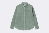 Carhartt WIP L/S Madison Cord Shirt Misty Sage/Black