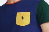 Polo Ralph Lauren Custom Slim Color-Blocked Pocket T-Shirt