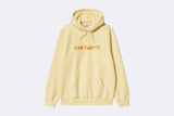 Carhartt WIP Hooded Carhartt Sweat Soft Yellow / Popsicle