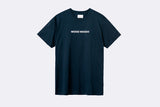 Wood Wood Sami Logo Navy T-shirt