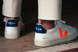 Veja Wmns Campo Chromefree Leather White/ Orange