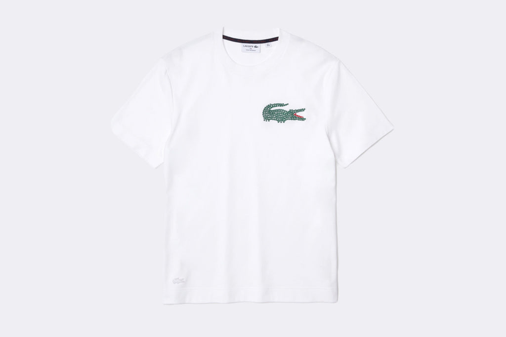 Camiseta de hombre Lacoste relaxed fit en algodón con detalles de