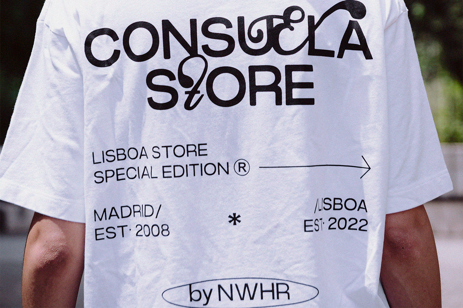 CNSL x NWHR "Lisbon T-Shirt" White
