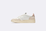 Autry Medalist Low Women Leather/Suede White/Pink