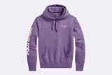 Ralph Lauren Sports Fleece Hoodie Purple