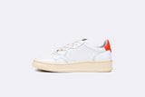 Autry Medalist Low Women Leather White/Orange