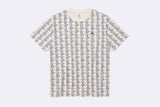 Lacoste L!VE Unisex Monogram T-Shirt White/Green