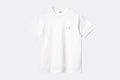 Carhartt WIP S/S Chase T-Shirt White / Gold